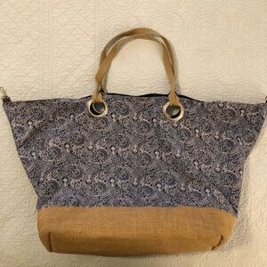 Peter Millar market tote bag.